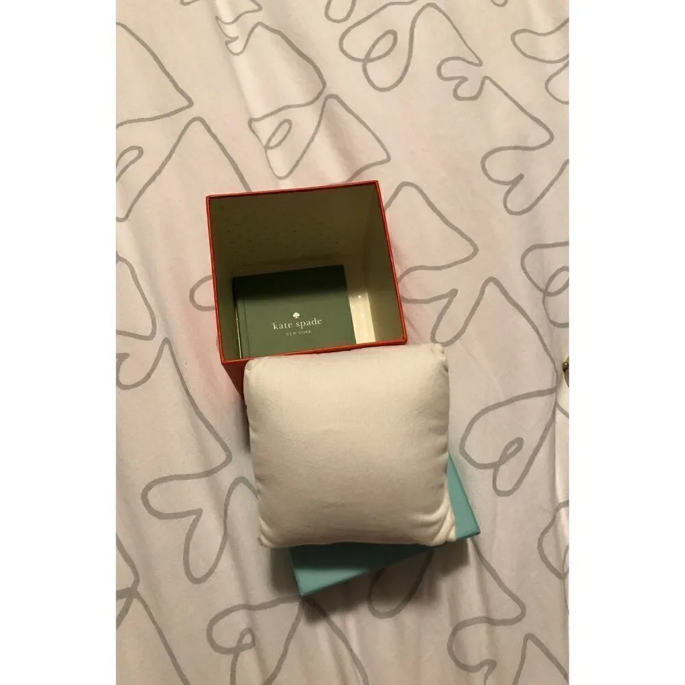 Kate Spade White and Gold Watch